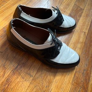 Classic Black and White nyc Shoes